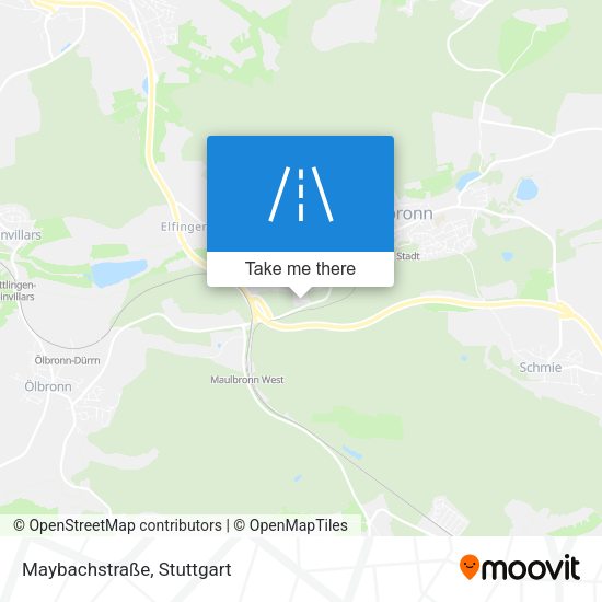 Карта Maybachstraße