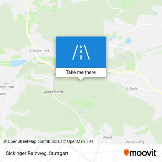 Карта Sickinger Rainweg