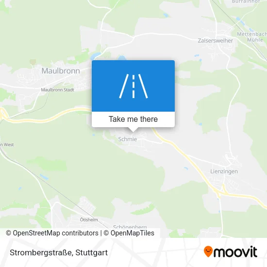 Карта Strombergstraße