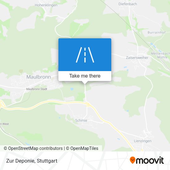 Карта Zur Deponie