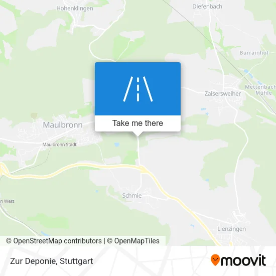 Карта Zur Deponie