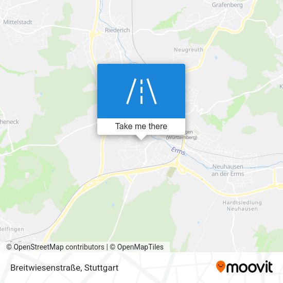 Breitwiesenstraße map