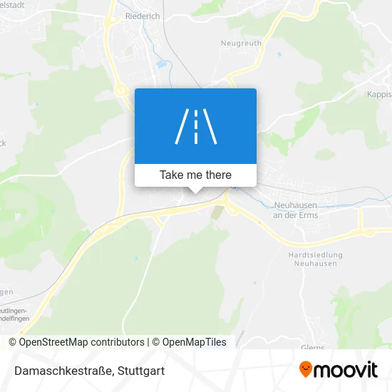 Карта Damaschkestraße