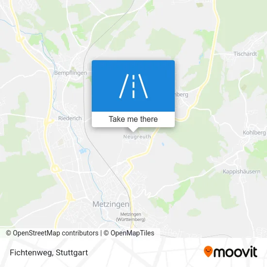 Карта Fichtenweg