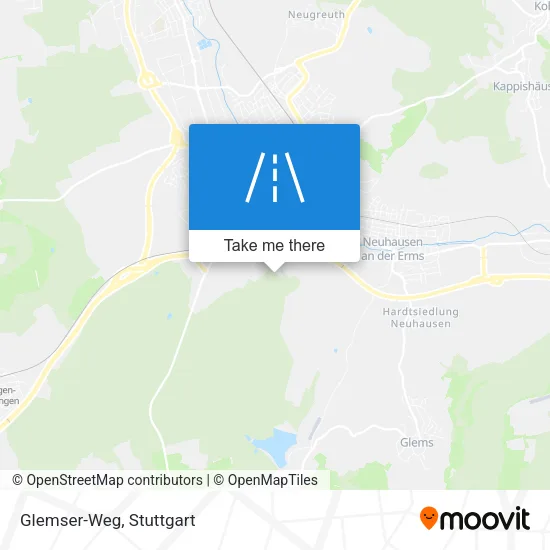 Карта Glemser-Weg