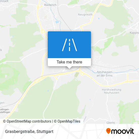 Карта Grasbergstraße