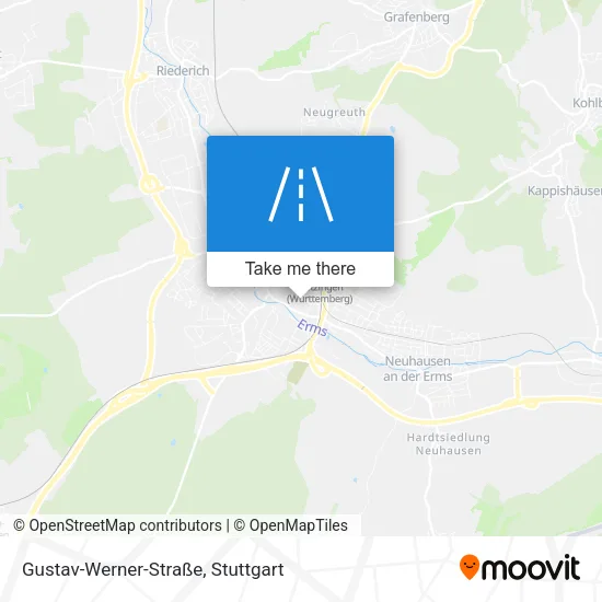 Gustav-Werner-Straße map