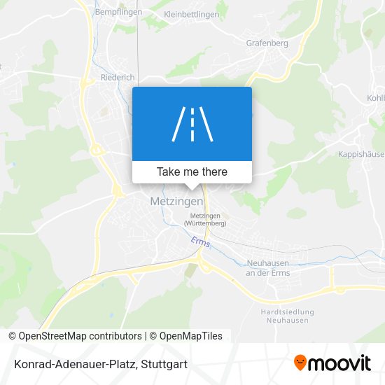 Карта Konrad-Adenauer-Platz