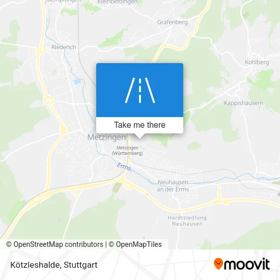 Карта Kötzleshalde