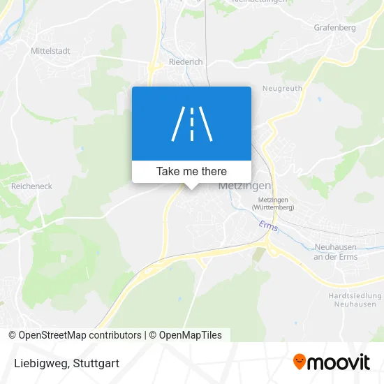 Карта Liebigweg