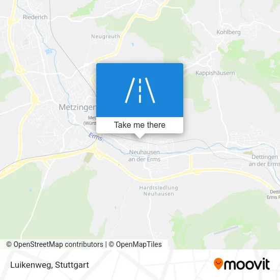 Карта Luikenweg