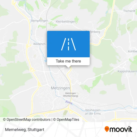 Карта Memelweg