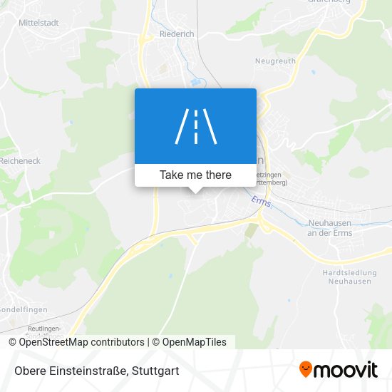 Карта Obere Einsteinstraße
