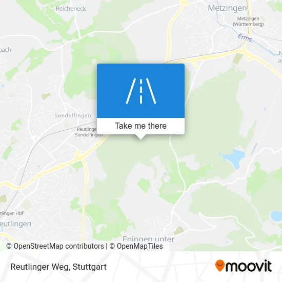Карта Reutlinger Weg