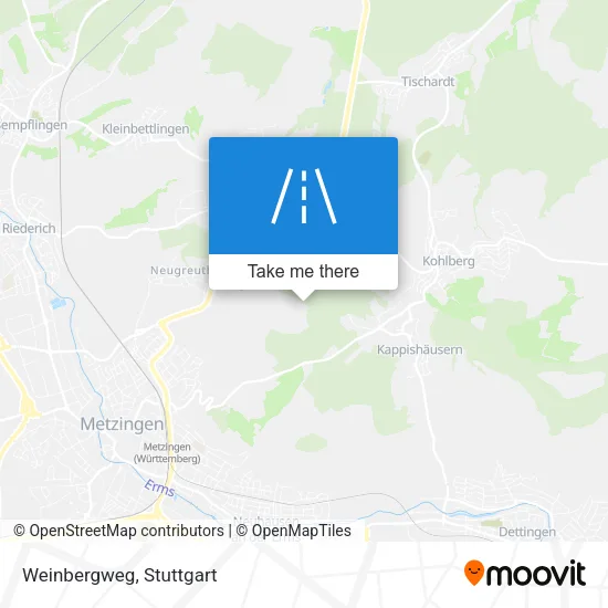 Карта Weinbergweg