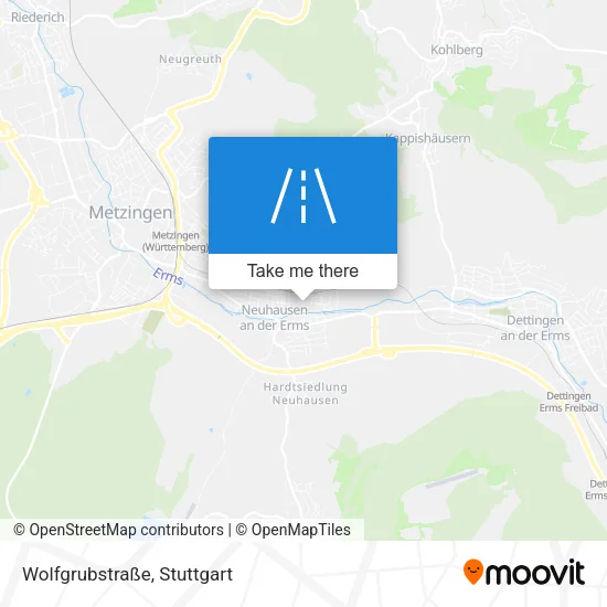 Карта Wolfgrubstraße