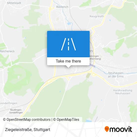 Карта Ziegeleistraße