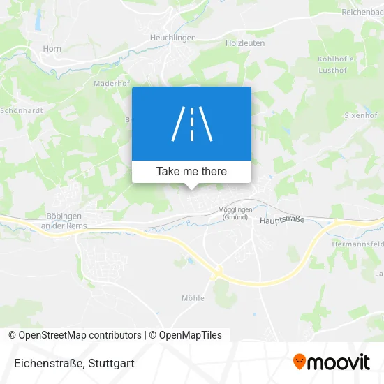 Карта Eichenstraße