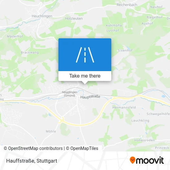 Карта Hauffstraße