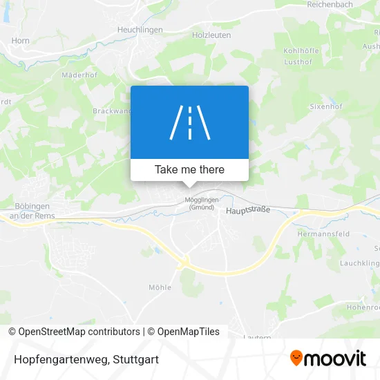 Карта Hopfengartenweg