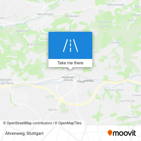 Карта Ährenweg