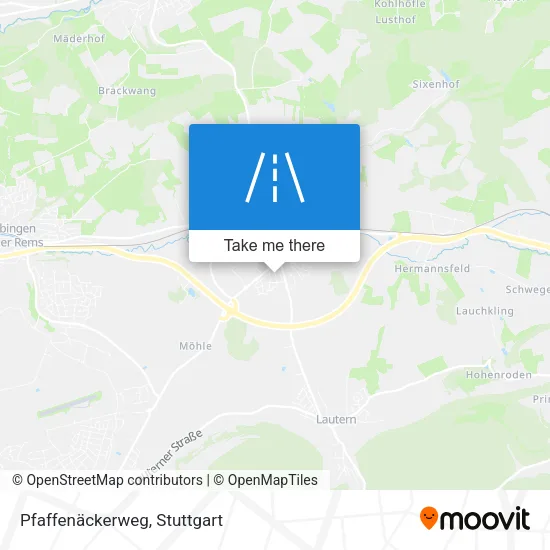 Карта Pfaffenäckerweg