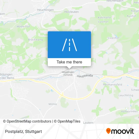 Postplatz map