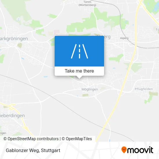 Карта Gablonzer Weg
