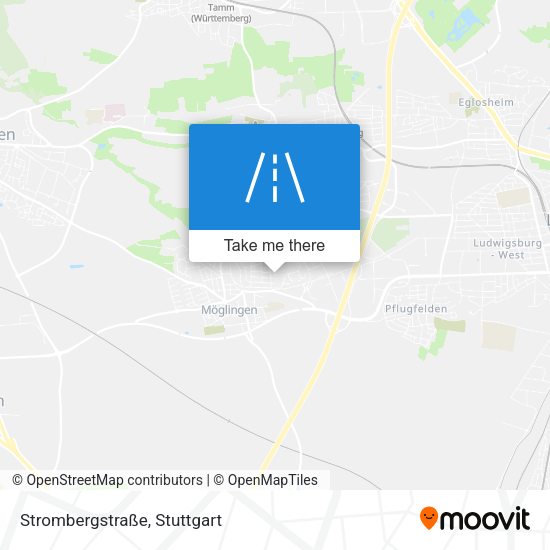 Strombergstraße map