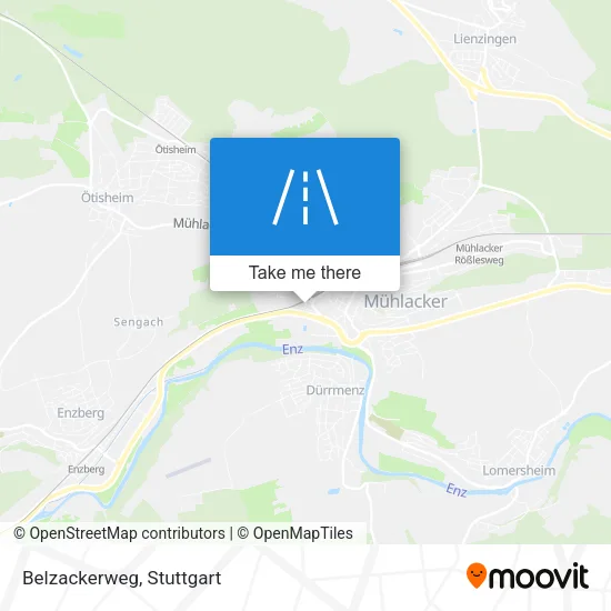 Карта Belzackerweg