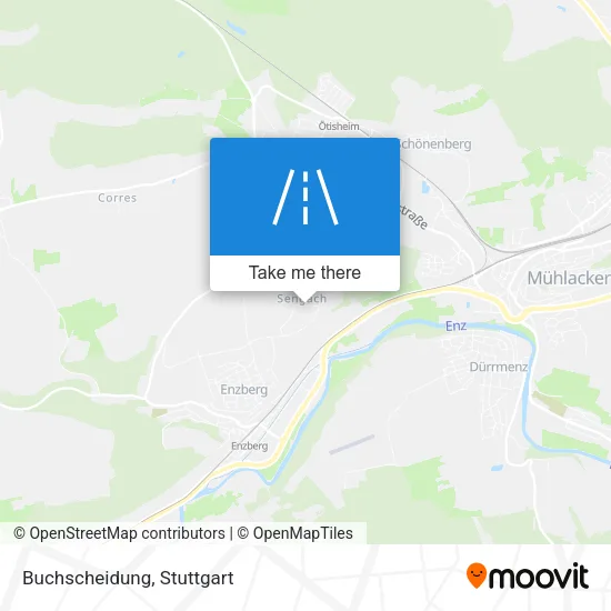 Карта Buchscheidung