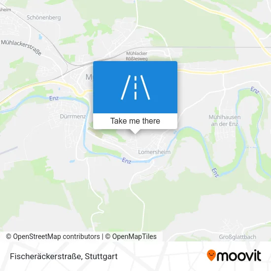 Карта Fischeräckerstraße