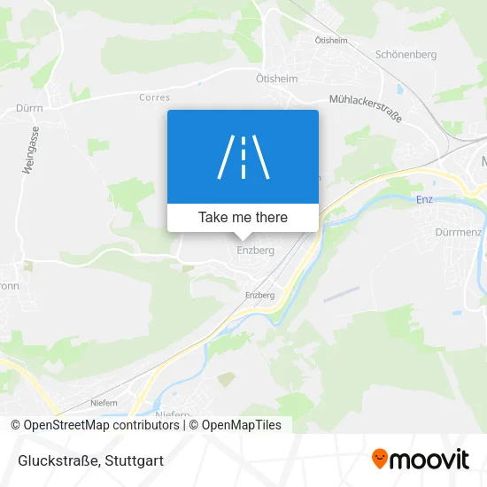 Карта Gluckstraße