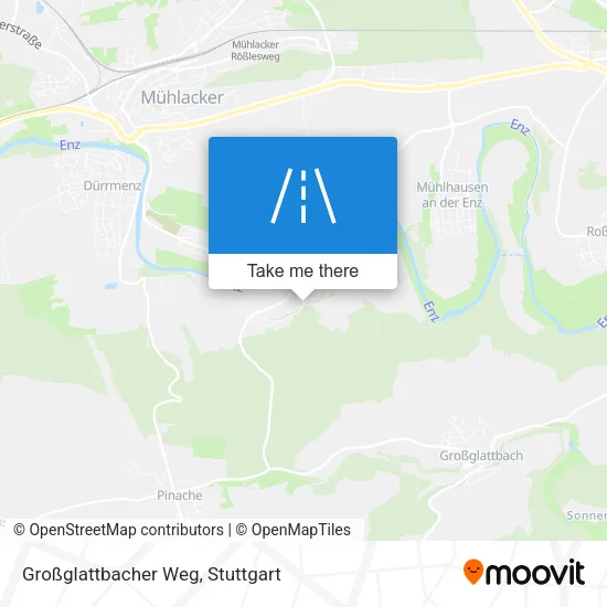 Карта Großglattbacher Weg