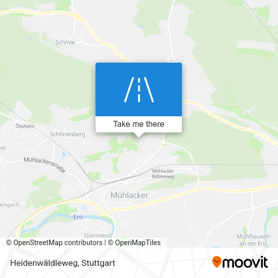 Карта Heidenwäldleweg