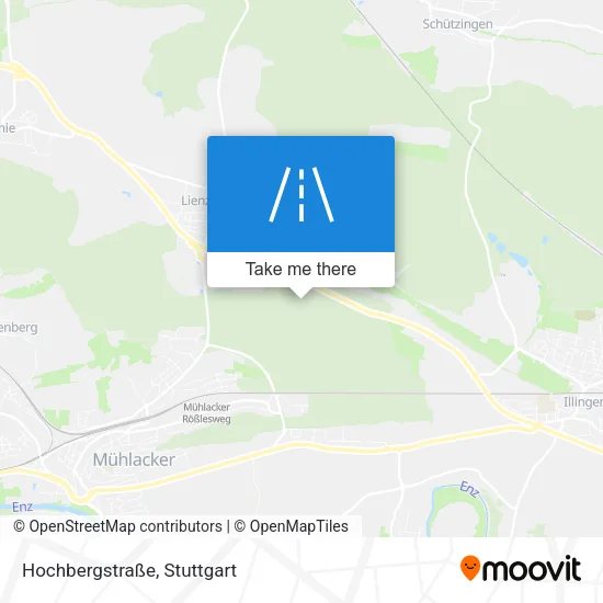 Карта Hochbergstraße