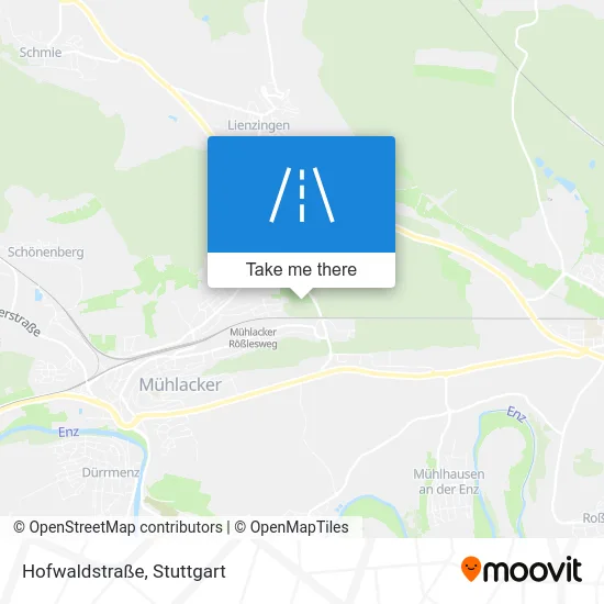 Карта Hofwaldstraße