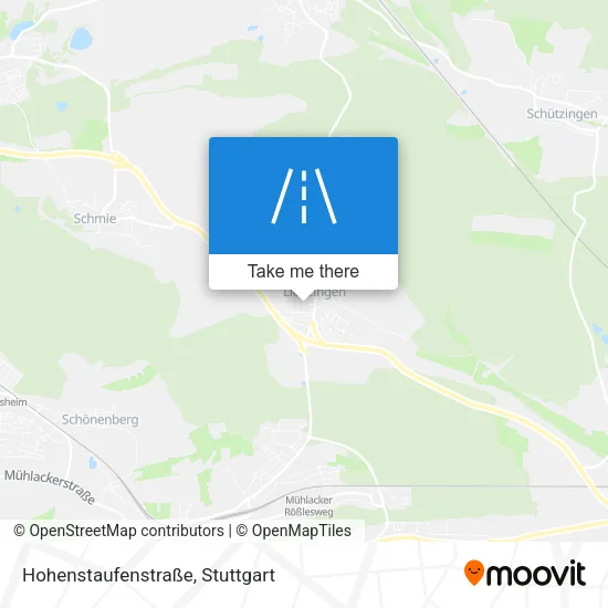 Карта Hohenstaufenstraße