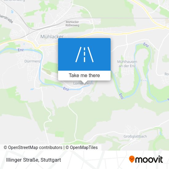 Illinger Straße map