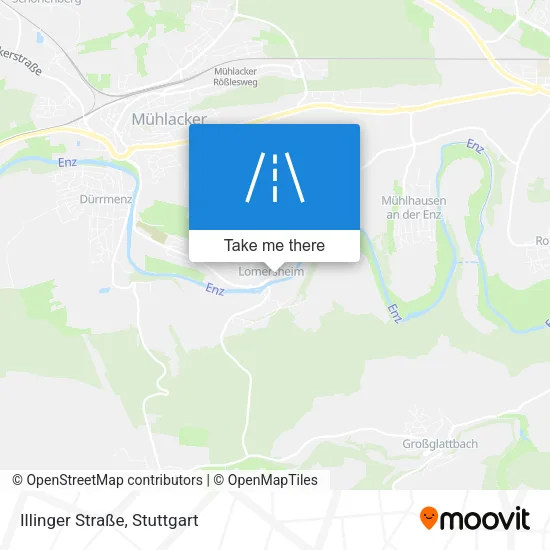 Карта Illinger Straße