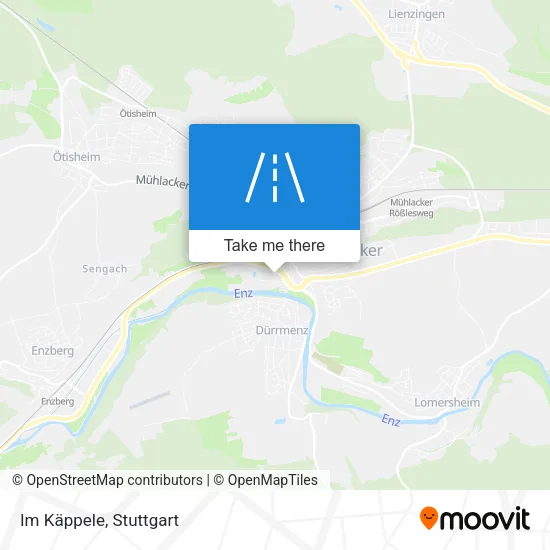 Карта Im Käppele