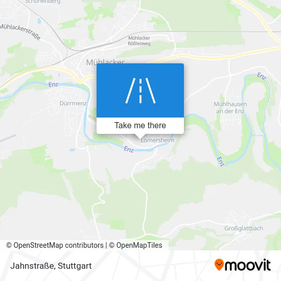 Карта Jahnstraße