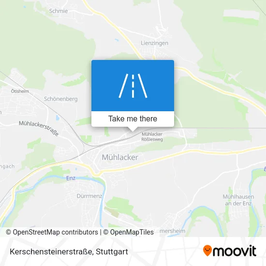 Карта Kerschensteinerstraße