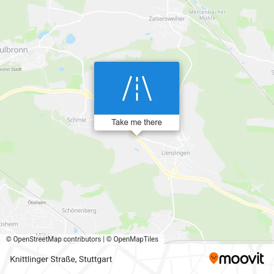 Карта Knittlinger Straße