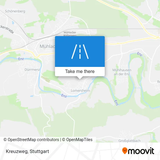 Карта Kreuzweg