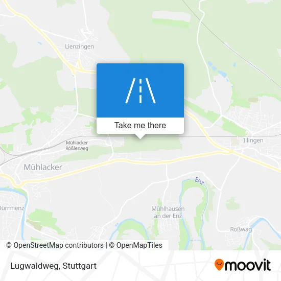 Lugwaldweg map