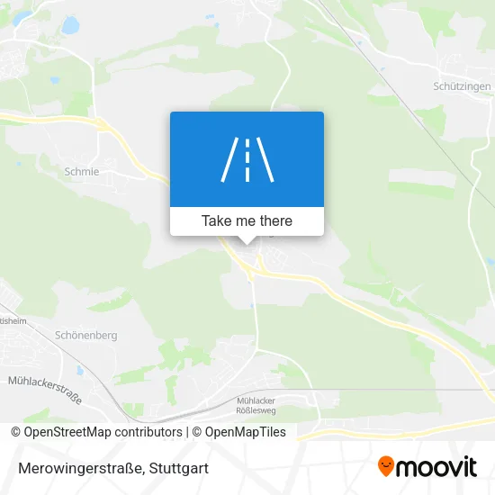 Карта Merowingerstraße
