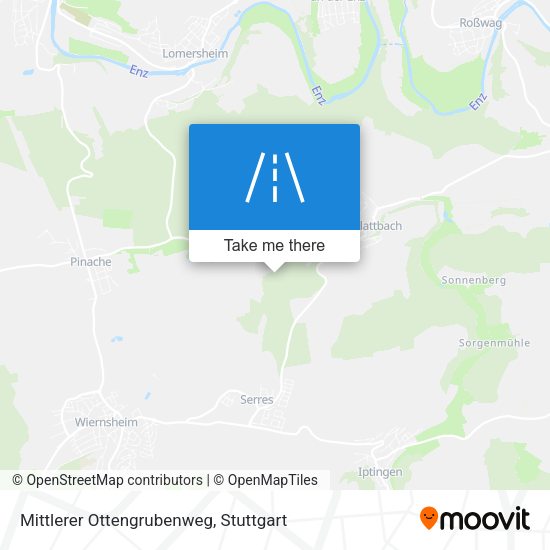 Mittlerer Ottengrubenweg map