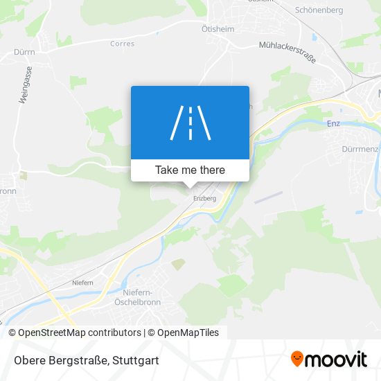 Obere Bergstraße map