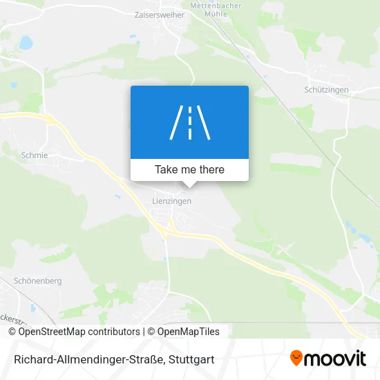 Карта Richard-Allmendinger-Straße